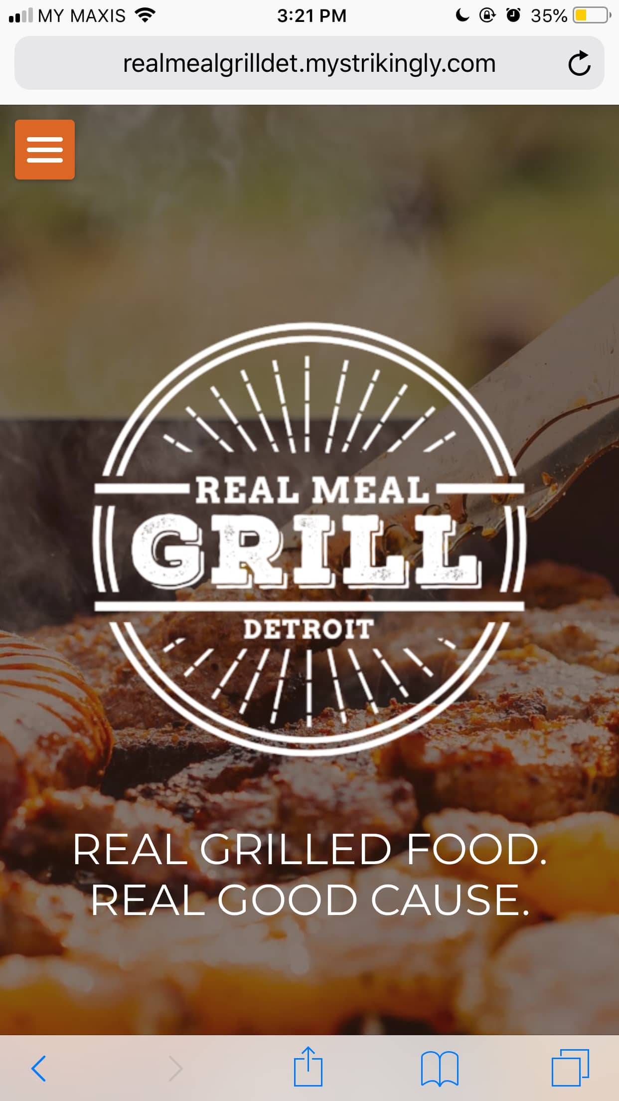 Real Meal Grill Mobile Website Real Meal Grill Mobile Website